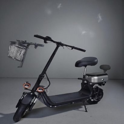 صورة سكوتر أبو سلة 12 – تصميم مريح مع إضاءة وشاشة